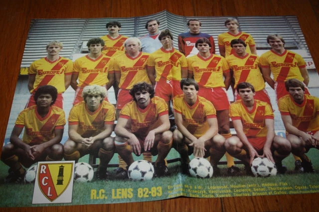 page POSTER )) équipe RC LENS - Saison 1982/83 page POSTER )) équipe RC LENS - Saison 1982/83