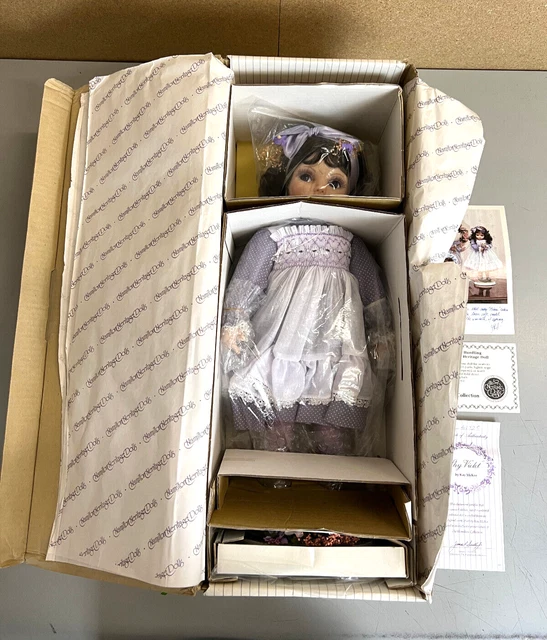 ~ The Hamilton Collection Heritage Porcelain Doll - Shy Violet - 16 Inch - 1991