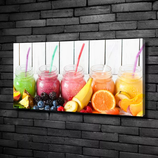 Arte de La Pared Pintura en Lienzo Decoración de Salón 100x50 Cócteles de fruta