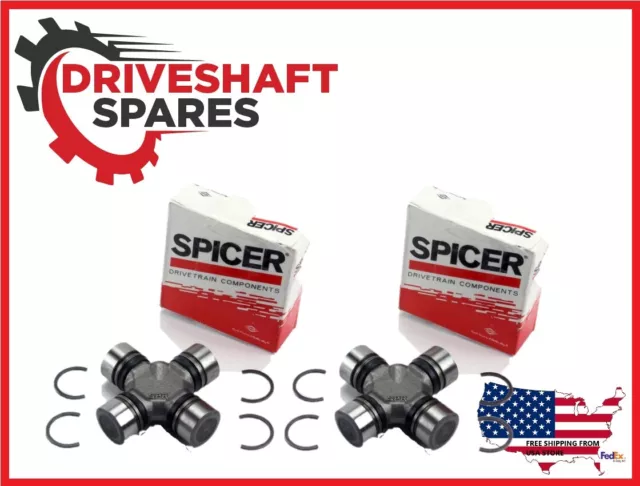 TWO Dana Spicer Axle U Joints 73 - 91 Chevy K5 K10 K20 Dana 44 GM 10