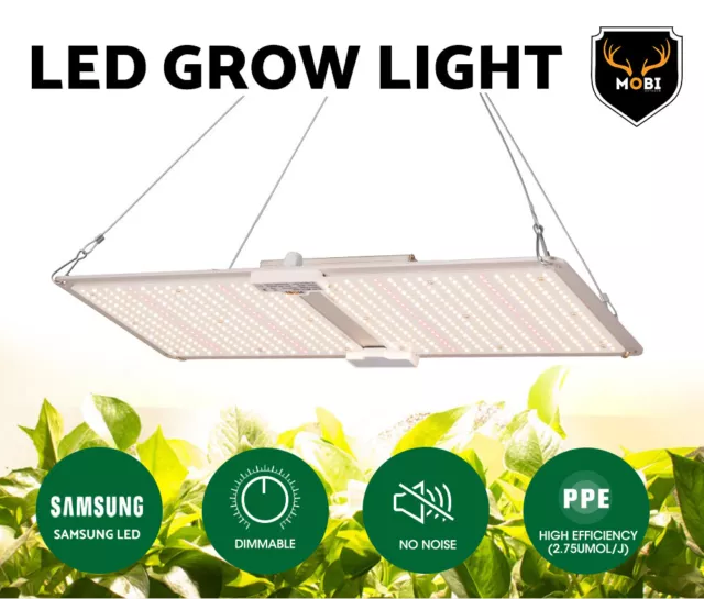Mobi 2000W 1000W LED Grow Light Full Spectrum Veg Flower Indoor Samsung IR