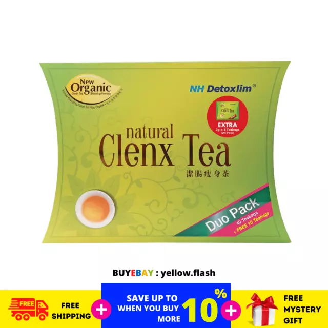 NH Detoxlim Thé Clenx pour Perte de Poids Naturelle & Détox 55 Sachets...