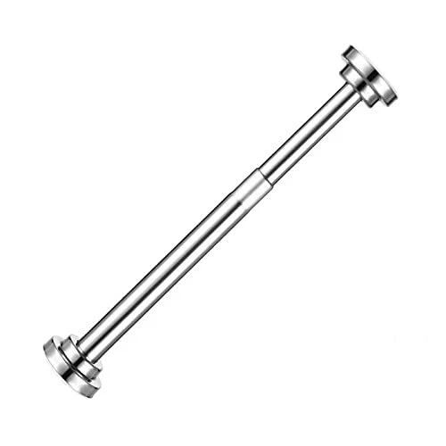 Stainless Steel Spring Tension Curtain Rod 15.7 To 27.6 Adjustable Small Short