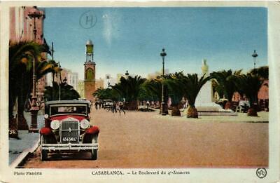 CPA ak casablanca Boulevard du 4me zouaves morocco (689765)