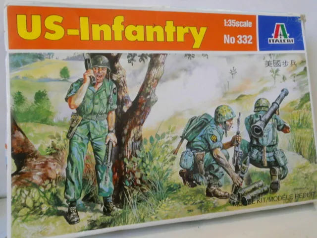 Italeri 332 Us Infantry Model Kit Scala 1/35