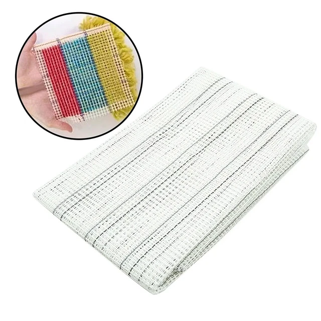 Blank Latch Hook Rug Canvas Rug Hooking Mesh Canvas Carpet Tapestry
