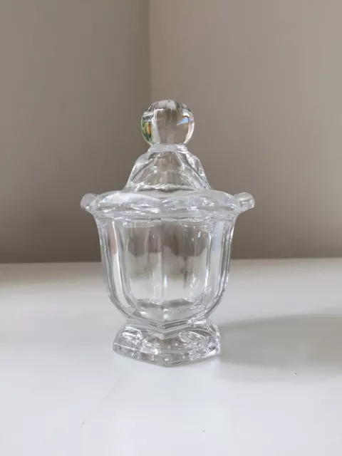 Ancien Moutardier en Cristal Style Baccarat