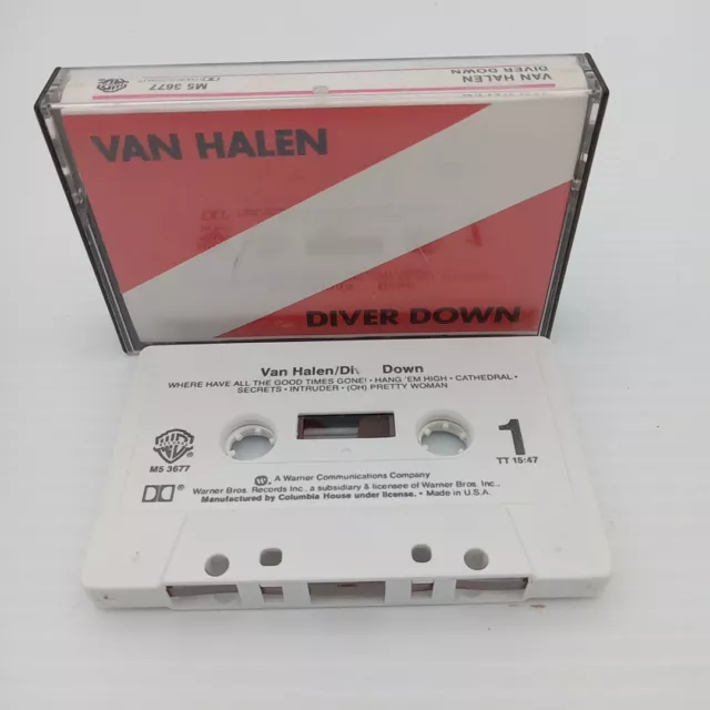 Van Halen - Diver Down - 1982 Cassette / VG+/ David Lee Roth / Hard Rock Metal