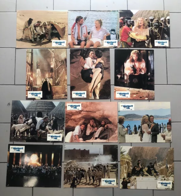 Lot de 12 photos lobby card - Le diamant du nil