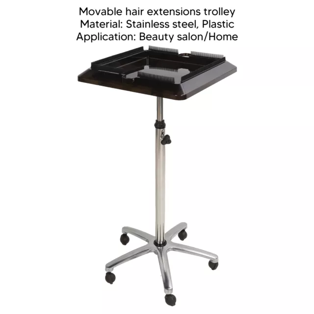 Hair Extension Trolley For Wigs Salon Rolling Tray Cart Multifunctional GFL