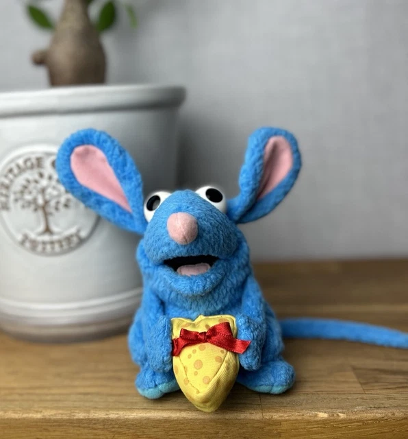 TUTTER MOUSE BEAR In The Big Blue House Holding Cheese - Jim Henson ...