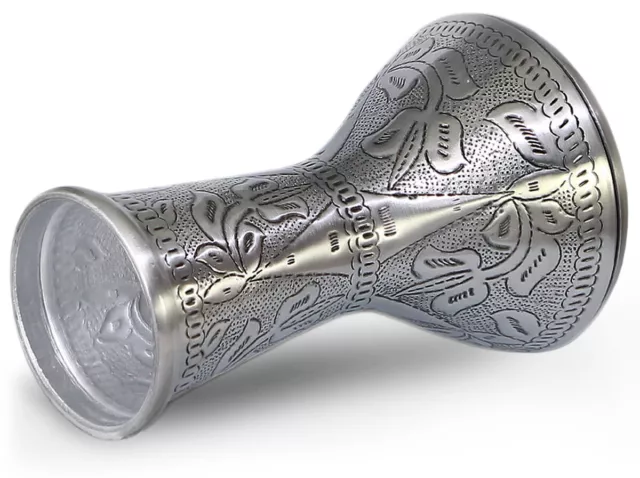 Orientalische Profi Darbuka Darbuka Handhammered mit Ersatzfell Tasche Schlüssel 3