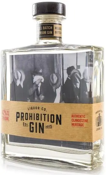 Prohibition Liquor Co Original Gin 700ml Bottle