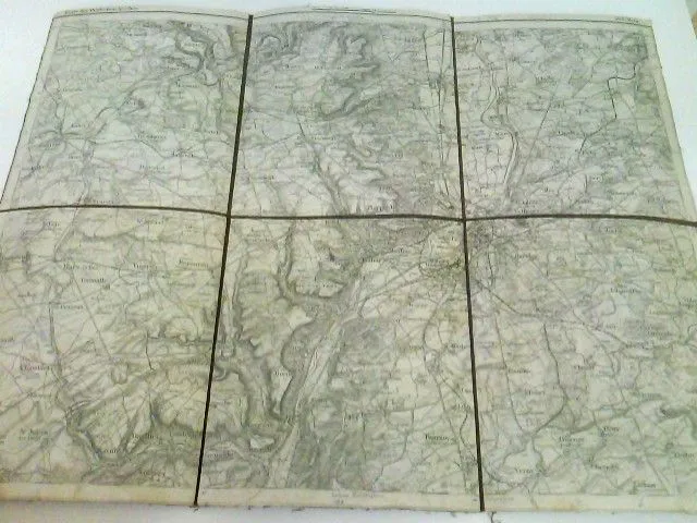 Karte des Deutschen Reiches - 568. Metz - Maßstab 1 : 100 000 der natürlichen Lä