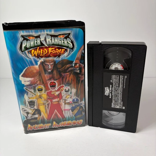POWER RANGERS WILD Force Ancient Awakening VHS Buena Vista Clamshell ...
