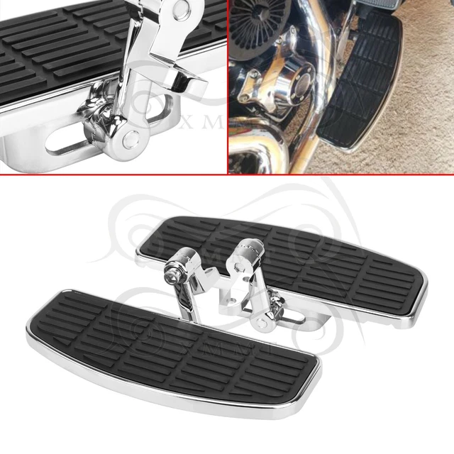 BLACK DRIVER RIDER Floorboards For Harley Touring Dyna Street Fat Bob FXDF FXDB 181.56