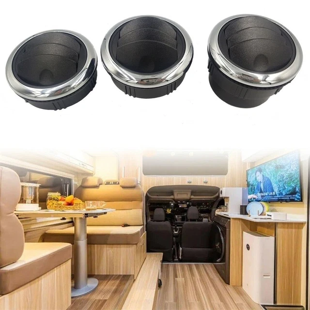 Caravan Ventilation Blade Car RV A/C Air Outlet Vent Louvered Marine Parts