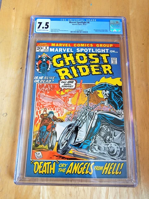 Marvel Spotlight #6 *Cgc 7.5 * 2Nd Appearance Ghost Rider Johnny Blaze