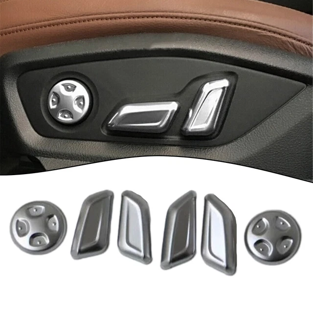 Housse bouton de réglage en argent mat de haute qualité adaptée pour Q7 2016