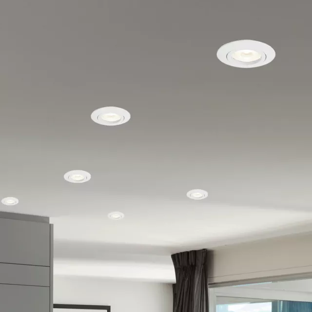 Spot à Encastrer pour Plafond Plafonnier Encastré LED Lampe Couloir D 8,2cm 6x