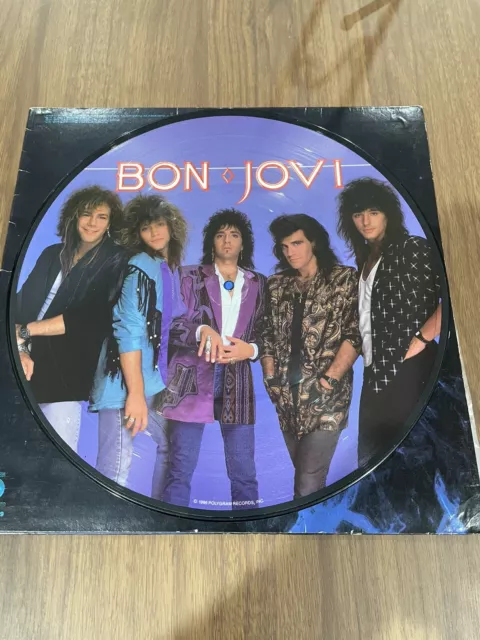 Bon Jovi  Slippery When Wet  Limited Edition Picture Disc Lp