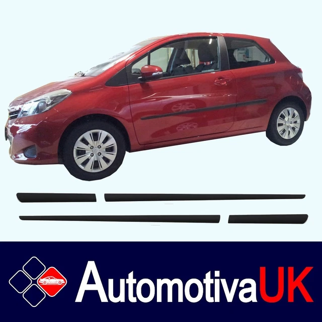 thumbnail image 2 of AutomotivaUK 5-Piece Door Rubbing Strips / Side Mouldings For Toyota Yaris Mk3 Facelift 2 of 6