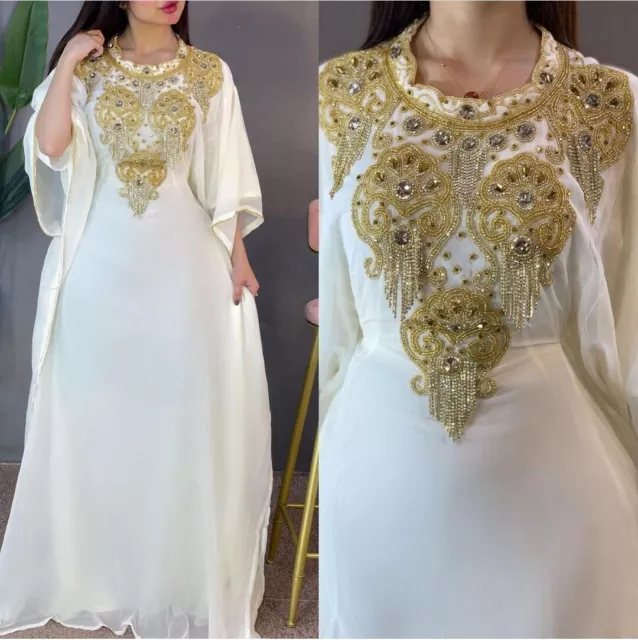 SALE Royal Islamic Modern Elegant Dubai Moroccan caftan Arabic Party Wear Dress