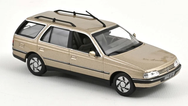Miniature Peugeot 405 Break SRi Gris 1987 - Norev échelle 1:43 - Neuf