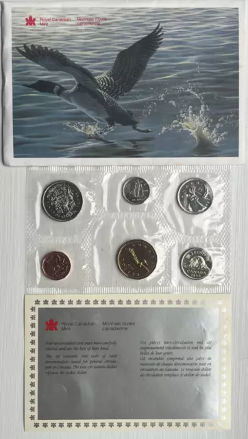 CANADA 1988 Uncirculated Royal Canadian Mint Prooflike Set Proof Like