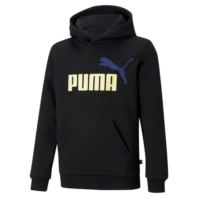 Puma Enfants Essentiel Ess + 2 Col Grand Logo à Capuche Fl B Pull Sweat