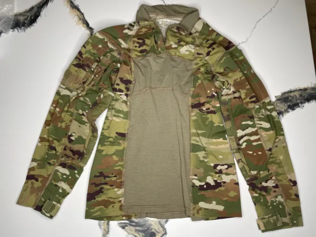 US Army Combat Shirt Flame Resistant Size Med  NSN 8415-01-642-0082 OCP Multicam