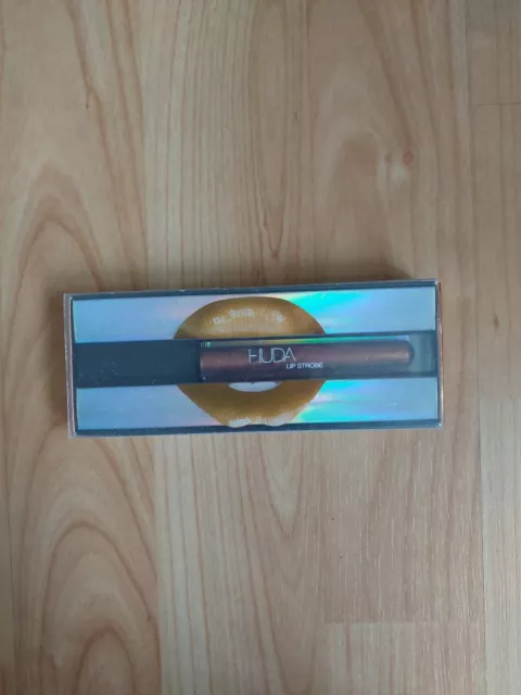 Huda Beauty Lip Strobe Metallic Lip Gloss FOXY