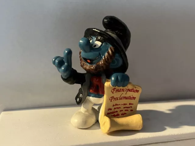 Puffo Storico 20506 Abraham Lincoln 1.A Smurf Schtroumpf Schlumpf Puffi