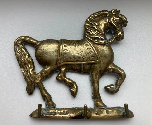 INDIEN VINTAGE BON de Collection Fait à la Main Cheval Harnais Bit Riche Patine EUR 60,80