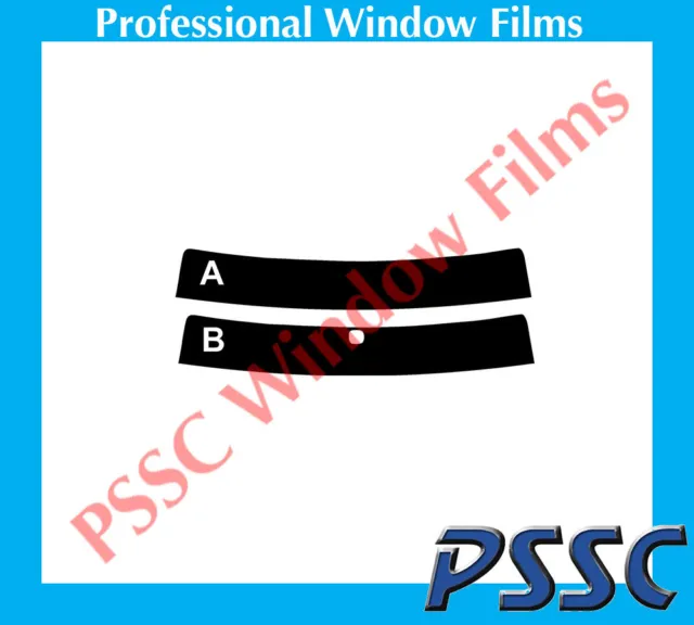 PSSC Pre Cut Sun Strip Car Window Films - Hyundai i20 5Door Hatch 2008 to 2016