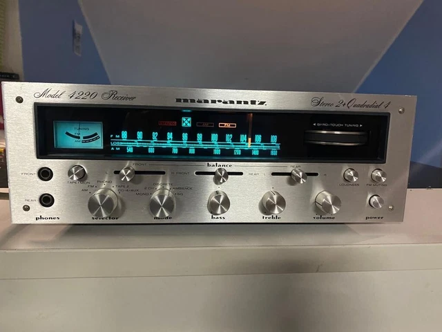 Ampli Récepteur Hifi Marantz 4240 (2 Canaux + Quadradial 4) - Rénové Avec LED
