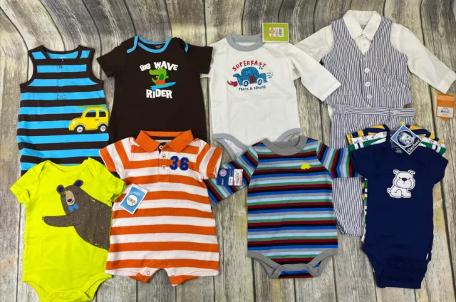 Carters Gerber Circo Baby Boy 9 Months Mixed Lot Clothes New With Tag
