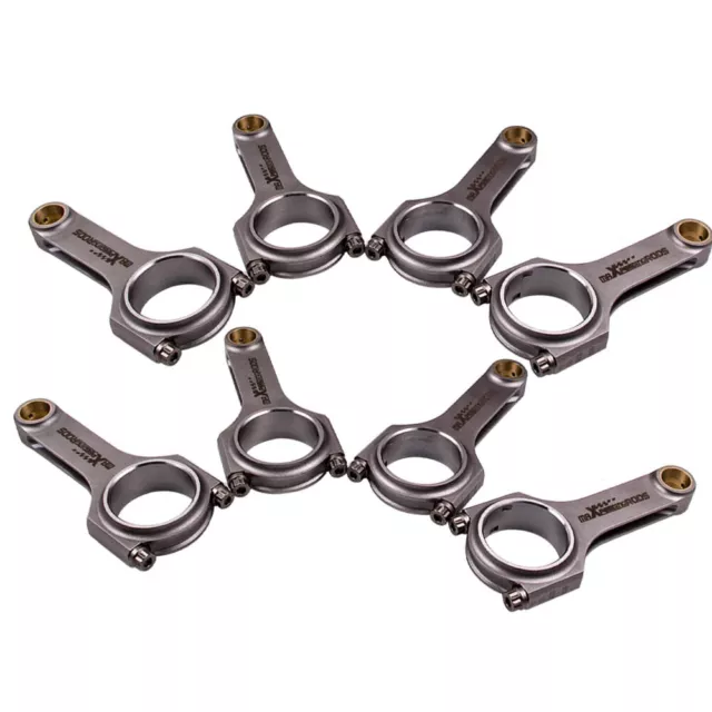 8pcs H-Beam Connecting Rods For Chevrolet LS Series V8 engine Conrod ARP2000