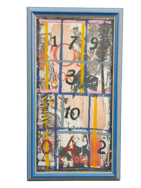 ROTELLA MIMMO (1918 – 2006) Quadro Opera Litografia Collage 1992 Pubblicata VOTA