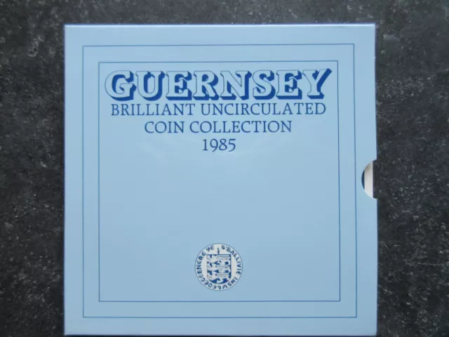 1985 Guernsey Brilliant Uncirculated Coin Collection