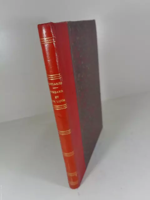 ENVOI de CONSTANTIN PHOTIADÈS-RONSARD ET SON LUTH-ÉDITION ORIGINALE-Relié-1925