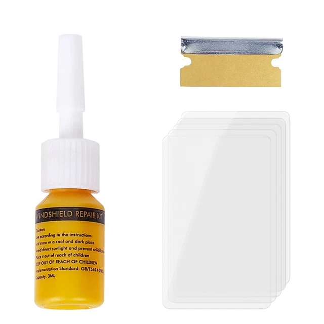 Premium 5 Stck. Auto Glas Kratzer Reparatursatz mit flüssiger Klinge und ausgeh