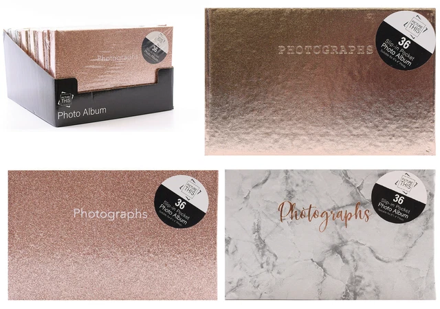 Mode 15.2cm x 10.2cm Photo Albums 36 Poche Mariage Vacances Souvenirs Livre