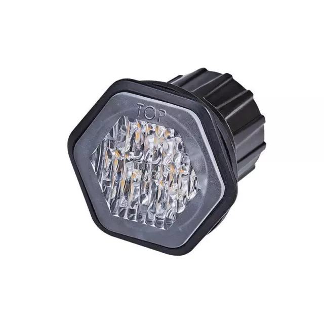 Paire de lampes de voiture DEL support encastré DEL ambre voyant d'avertissement clignotant ECE R65 2