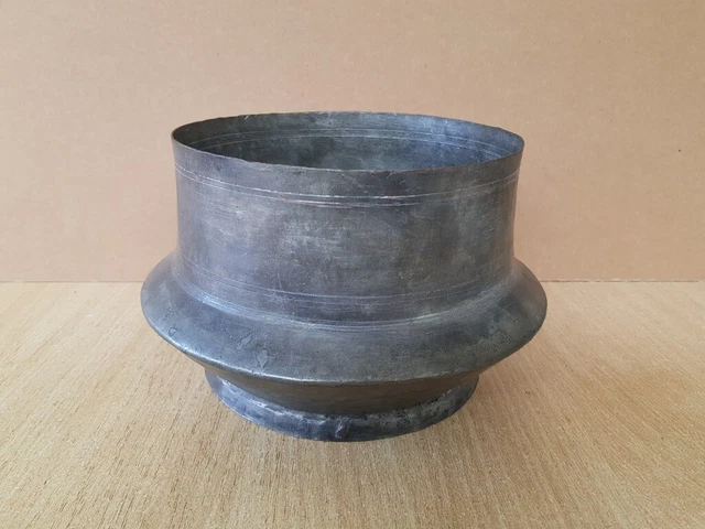 ANTIQUE 200 year old OTTOMAN GENUINE COPPER BOWL HAND FORGED 19th century