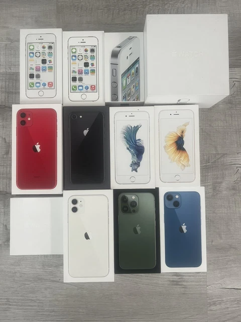 Apple EMPTY Box Lot of 10 iPhone iWatch 5S 4S 6S 8 11 13 Pro Accessories 64GB