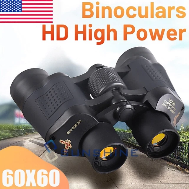 60x60 German Military Army HD Scopes Day Night Vision Binoculars Goggles + Case