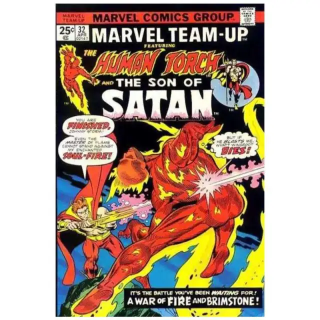 Marvel Team-Up (1972 series) #32 in Very Fine condition. Marvel comics [z}