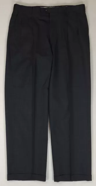 Christian Dior Monsieur Utility Press Pleated Cuffed Dress Pants Mens 34 x 30