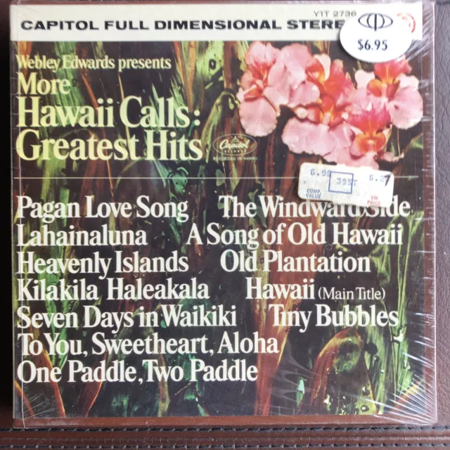 NEW Webley Edwards Presents, ‘More Hawaii Calls’ Reel-To-Reel Tape SEALED